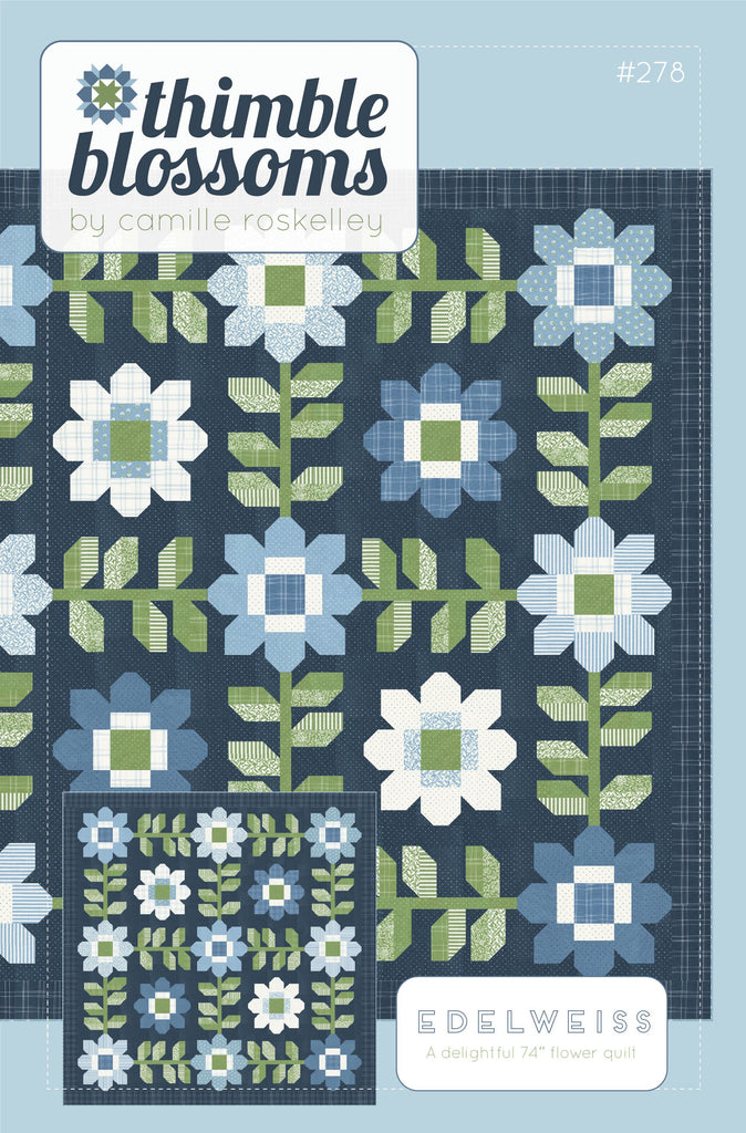 Red Letter Day Quilt Kit shops by Thimble Blossoms using Morris Garden fabric by V & A for Moda 67.5