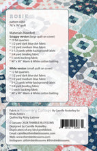 Rosie - PAPER pattern