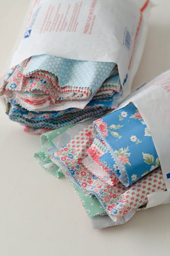 Scrap Pack of A cat named Stitch fabric