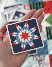 Nantucket Noel star vinyl sticker