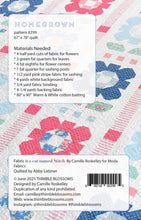 Homegrown - PAPER pattern
