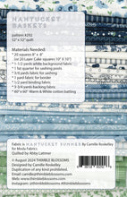 Nantucket Baskets - PDF pattern