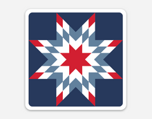Nantucket Noel star vinyl sticker