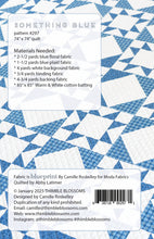 Something blue - PAPER pattern