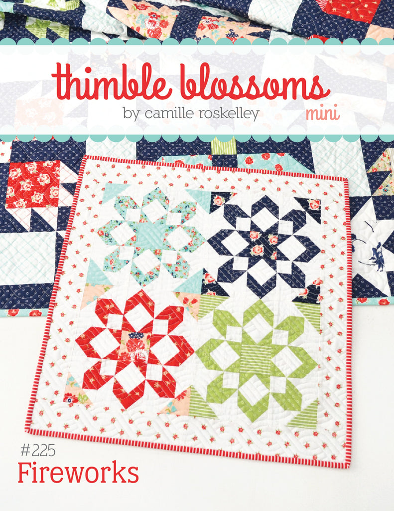 MINI Fireworks - PAPER pattern – Thimble Blossoms
