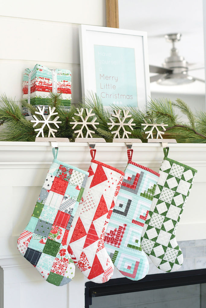 Merry Stockings 2 - PAPER pattern – Thimble Blossoms