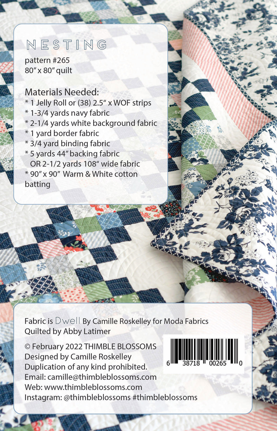 Nested Paper Nesting - PAPER pattern – Thimble Blossoms